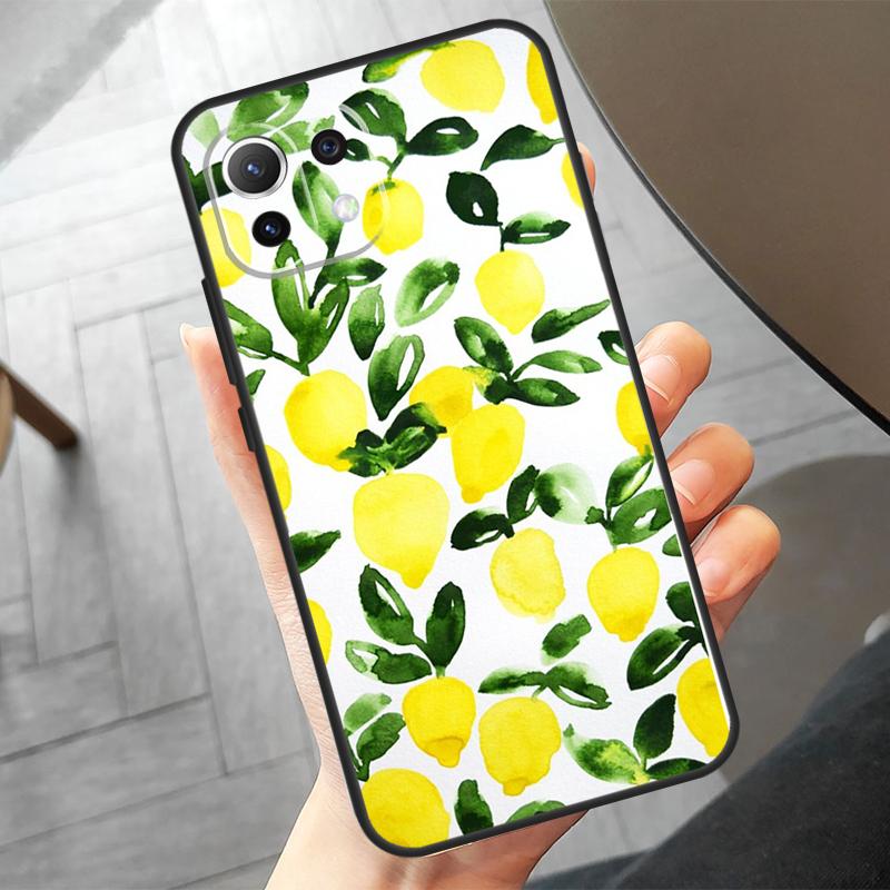 Летний Фруктовый Лимонный Чехол Для Xiaomi 15 Pro 13 14 Ultra 11T 12T 13T 14T Pro POCO F7 X7 Pro X3 X5 X6 F5 F6 Обложка