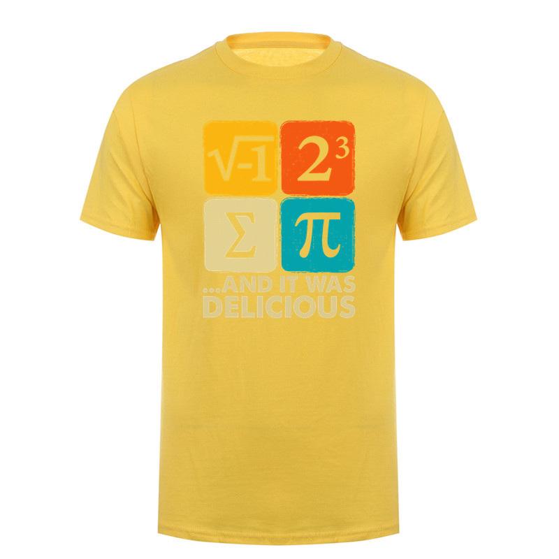 Pi Day Math Gifts Tshirt Funny I Ate Some Pie Colorful Symbols T Shirts Vintage Geek Design Da997