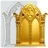 Gothic Door Silicone Mold Castle Door Fondant Molds Cake Decorating Tools Theme Cake Dessert Decorated Chocolate Candy Mold