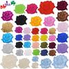 Self-Adhesive Rose Embroidery Patches: Large, Medium, Small White Appliques for Clothing Decoration