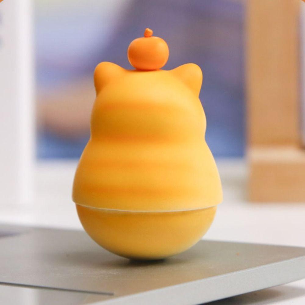 Chubby Cat Resin Ornament Shake Toys Cat Car Decorations Cat Resin Figure Cat Swinging Doll  Gifts