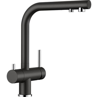 Смеситель Fontas II Silgranit-Look черный (526157)