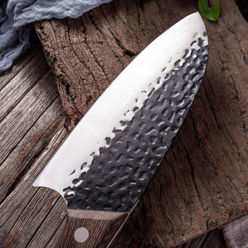 Stainless Steel Kitchen Chinese Cleaver Knives 5Cr15mov Steel Chef Knife Slicer Meat Chopping Knife
