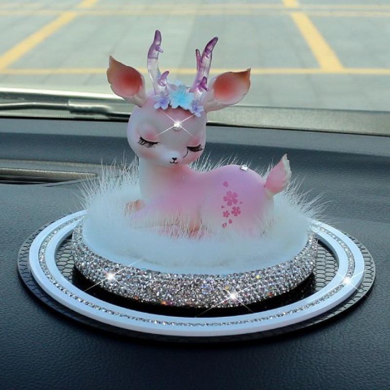 Олень Автомобильные Украшения с Бриллиантами для Женской Центральной Консоли