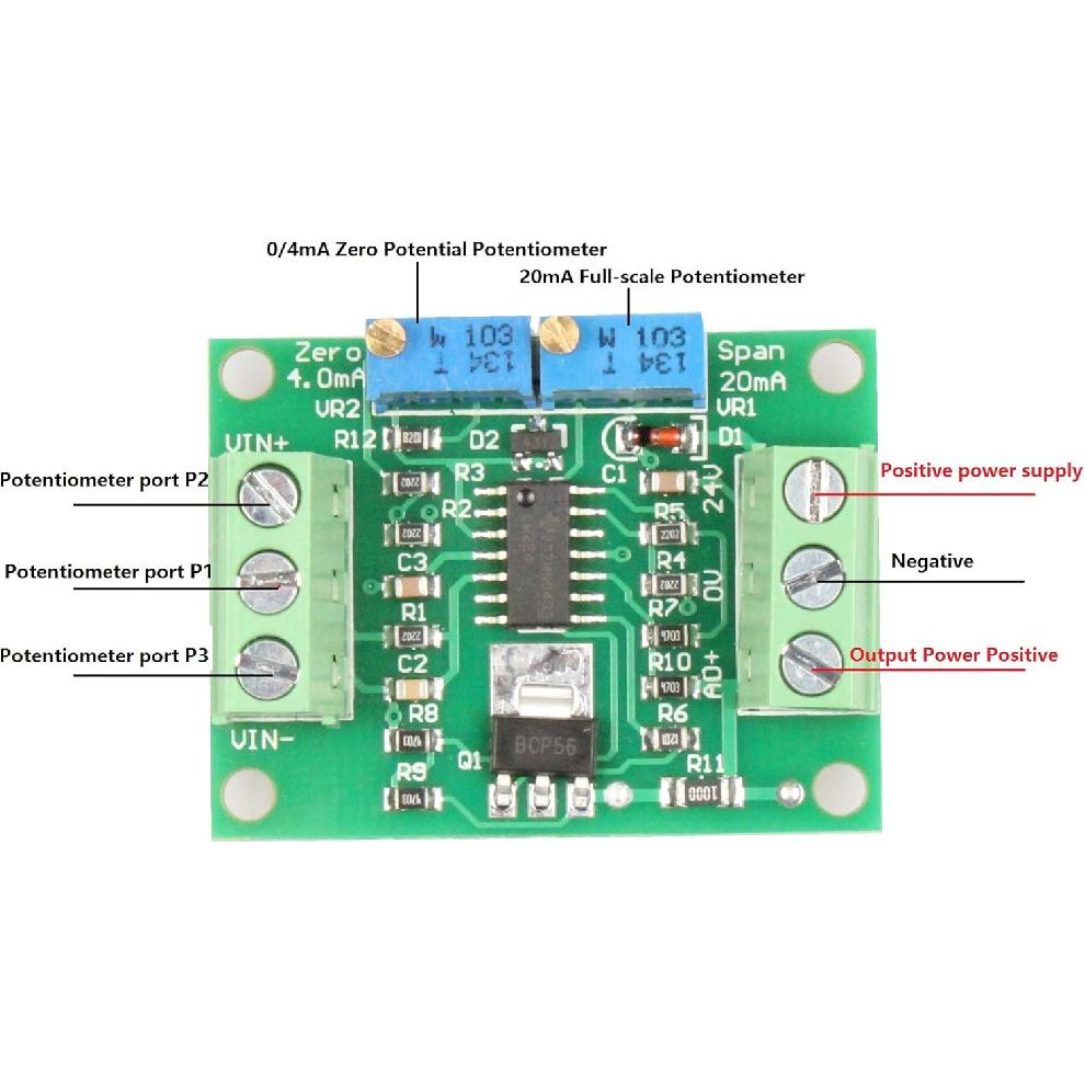 NOYITO Voltage to Current Module 0-10V to 4-20mA