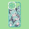 Милый H-Hatsunes Kawaii M-Miku Чехол для телефона для iPhone 17 Air 15 14 13 12 11 Pro Max 16 15 14 Plus Ударопрочный Мягкий Силиконовый Чехол