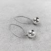 Smooth Round Ball Earrings for Women Trendy Simple Jewelry Giftss AVE