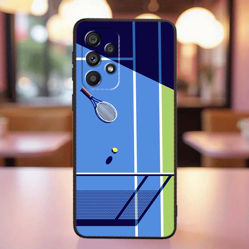 Спортивный стиль Чехол для Samsung A41 A35 A34 A33 A32 A25 A24 A23 A21s A06 A05 A04 A03 Note 10 20 Ultra 5G Черный