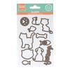 Cutting Dies - Artemio - Animals - 11 Dies - Compatible with Mini Happycut - Multicolor