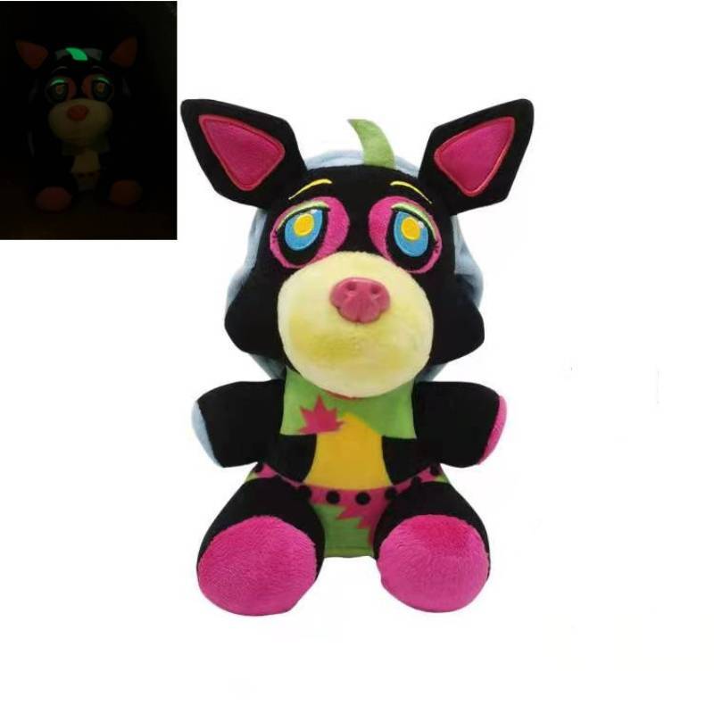 Плюшевая игрушка Сандрап из Fnaf Светящаяся в темноте Функции безопасности для детей и коллекционеров