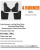 Toyota Tundra & 4Runner 2025 Soft Rubber Mud Flaps for Car Tires - Leather Exterior Cross-border Modification
