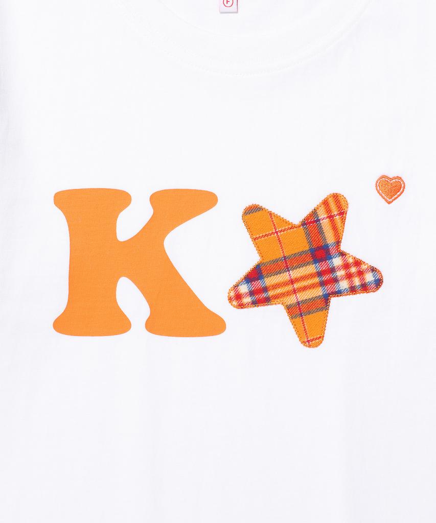 Kimseupeulesikoteunmakes K Alpha Star Футболка с логотипом Желтая