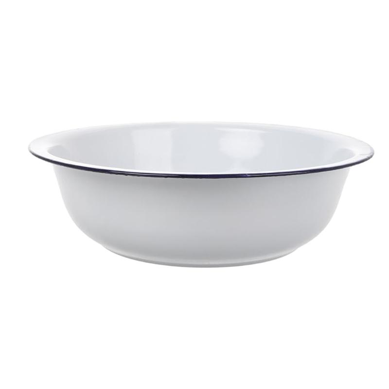 Enamel Coated Mixing Bowl For Kitchen Shatter Resistant Design Bowl For Baking Cooking Food Preparation