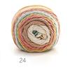 100grams Thick Warm Sweater Rainbow Color DIY Cotton Wool Yarn Crochet Knitting Hand-woven