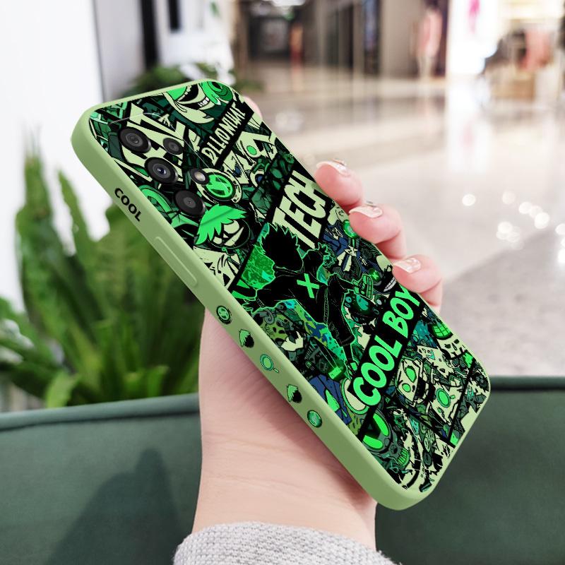 Крутой Парень Граффити Чехол для Телефона Для Samsung Galaxy A73 A53 A33 A23 A13 A03 A72 A52 A52S A32 A22 A12 A71 A51 A31 A21S 4G 5G Обложка