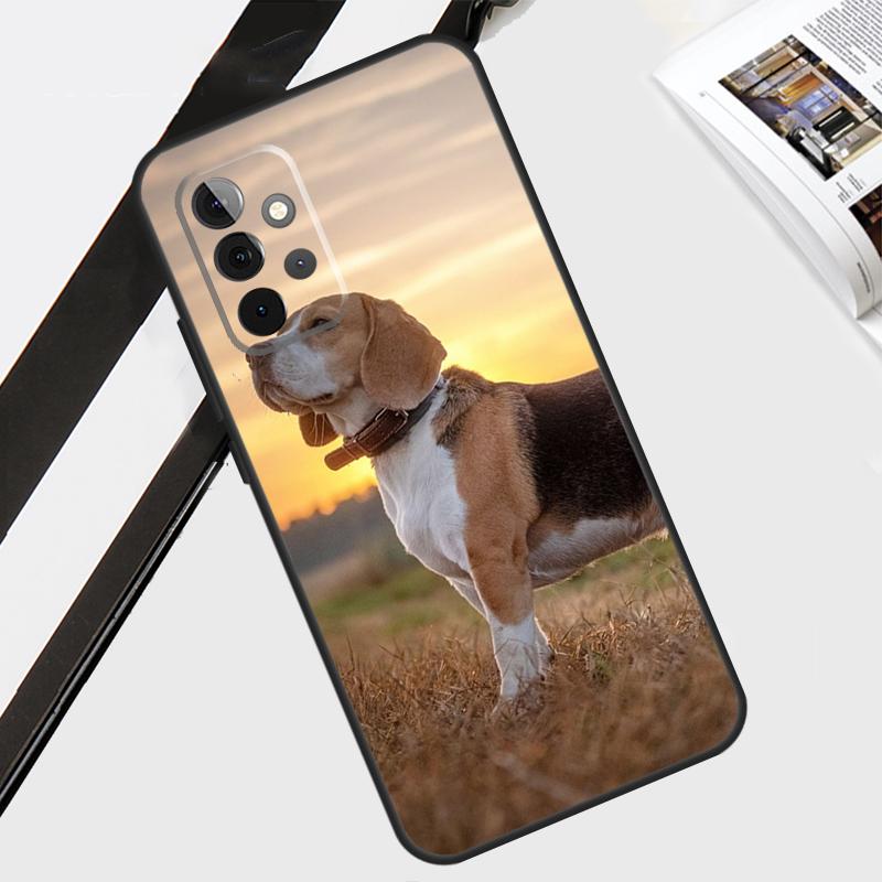 Cute Beagle Dog Case For Samsung Galaxy A06 A56 A36 A26 A16 A54 A34 A14 A12 A22 A32 A52 A13 A53 A15 A35 A55