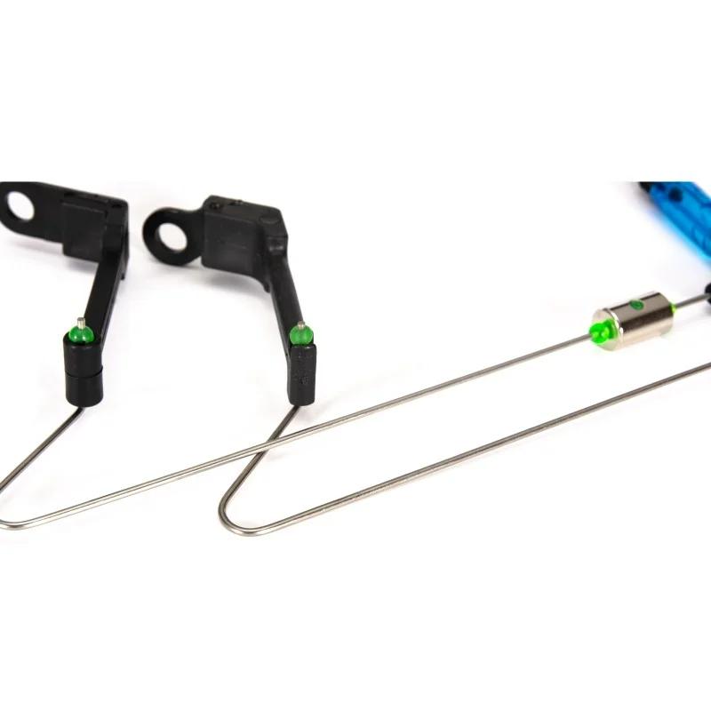 Автомобильная рыбалка Европейская карповая рыбалка Сигнализатор поклевки Свингер Морское удилище Приемник из нержавеющей стали Рыболовные снасти 2 цвета Рыболовное оборудование