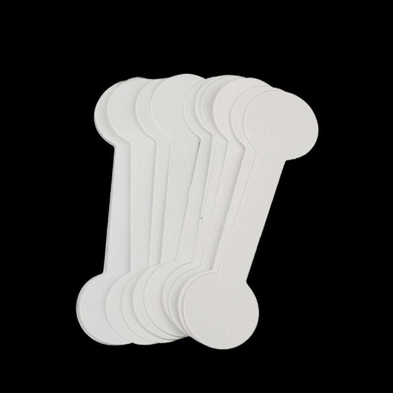 100pcs/bag Blank Price Tags Necklace Ring Jewelry Labels Paper Stickers