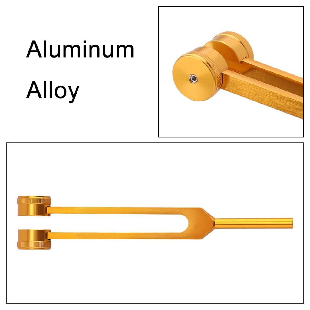 Tuning Fork, 128Hz Tuning Fork Weights Aluminum Alloy Tuning Fork For Sound Healing Sound Vibration Tools