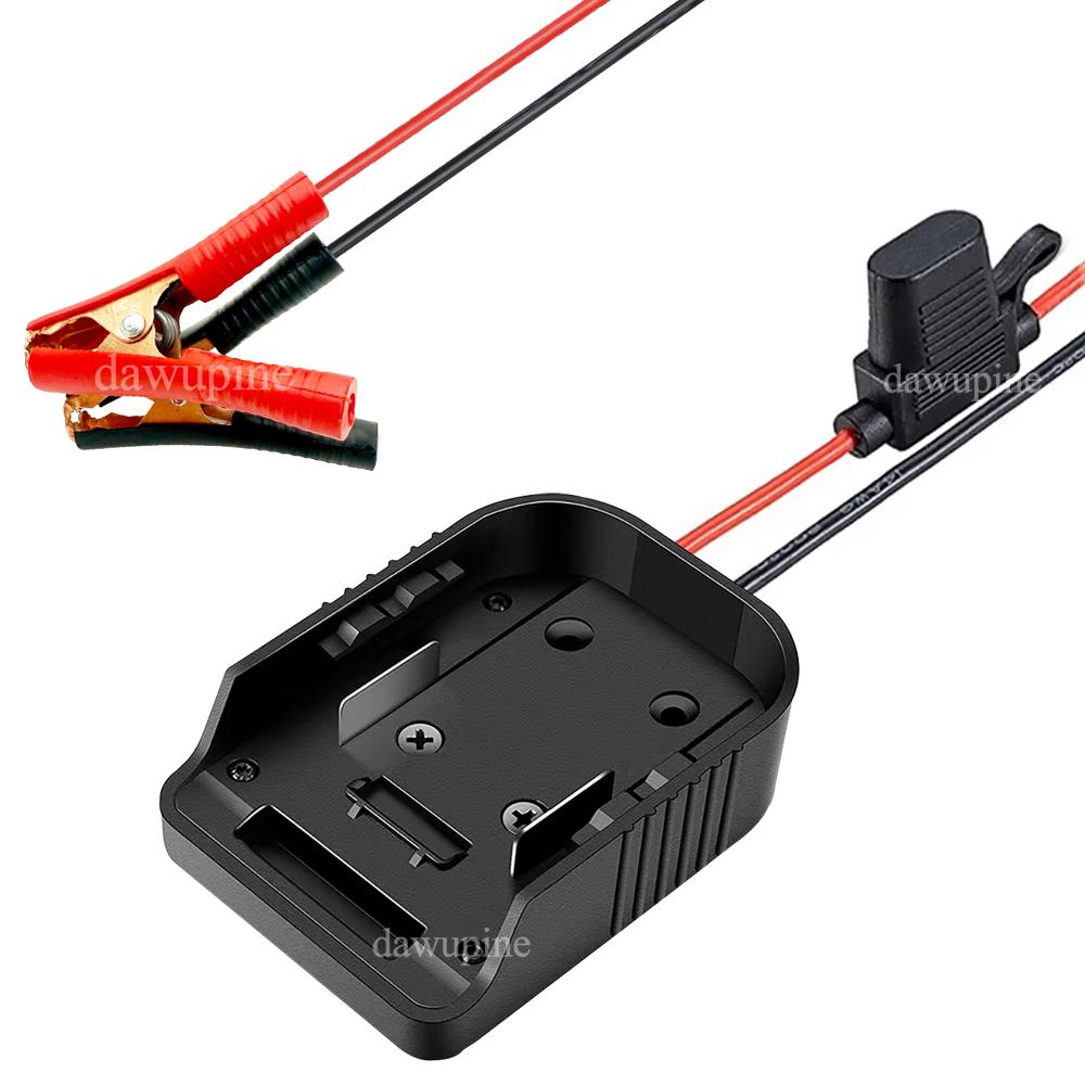 Power Tools Parts For Makita for Bosch 14.4V 18V Lithium Battery DIY Adapter Car Emergency Power 30A Fuse Igniter Jump Starter
