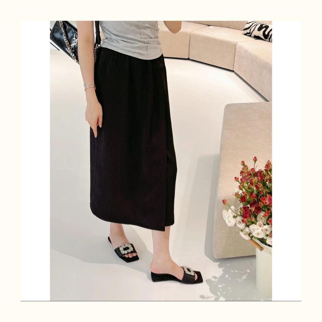 Летние женские брюки-юбки с высокой талией и широкими штанинами - повседневные, универсальные, облегающие