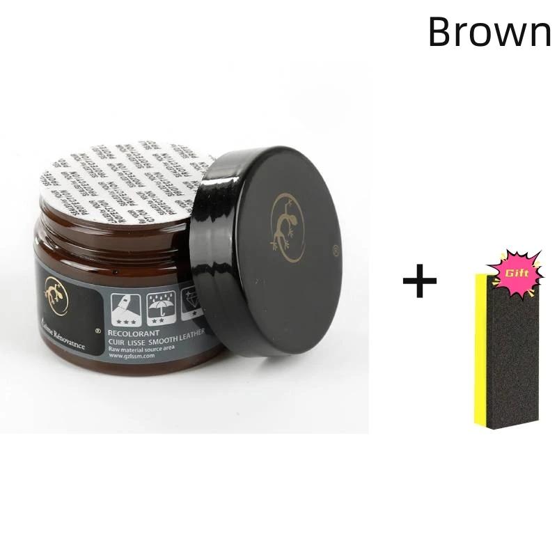 50 мл Жидкий набор для ремонта кожи для автомобиля, автопаста для ухода за сиденьями, диванами, царапинами, трещинами, подарочная губка для краски