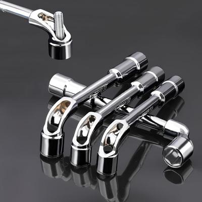 Набор торцевых ключей L-образной формы с перфорацией - Инструменты для ремонта автомобилей с шестигранными головками - Ручные инструменты механика - Корпус из железного сплава  Режим работы:механический