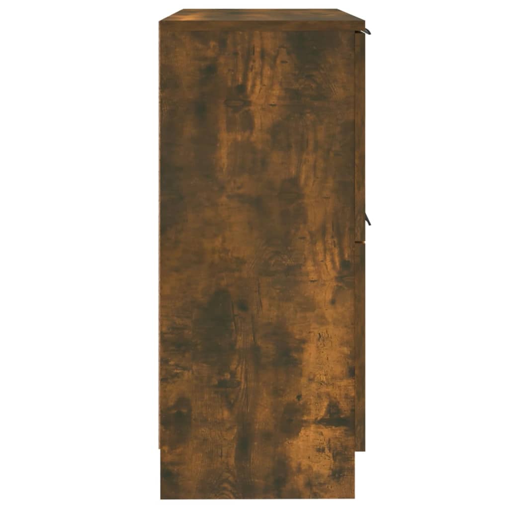 Vidaxl Szafki, 2 Szt., Przydymiony Dąb, 30X30X70 Cm