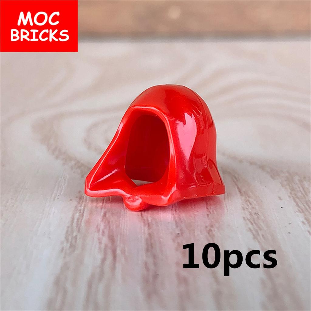 MOC Блоки Головной убор Капюшон Шлем Опущенный 4 см Тело Фигурки Аксессуар для ношения 30381 15428 Строительные кубики Игрушки Детские подарки