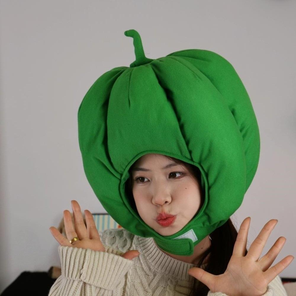 Creative Fruit and Vegetable Hat Playful Pullover Cap Lemon Nutrition Month Hat  Kids Adults