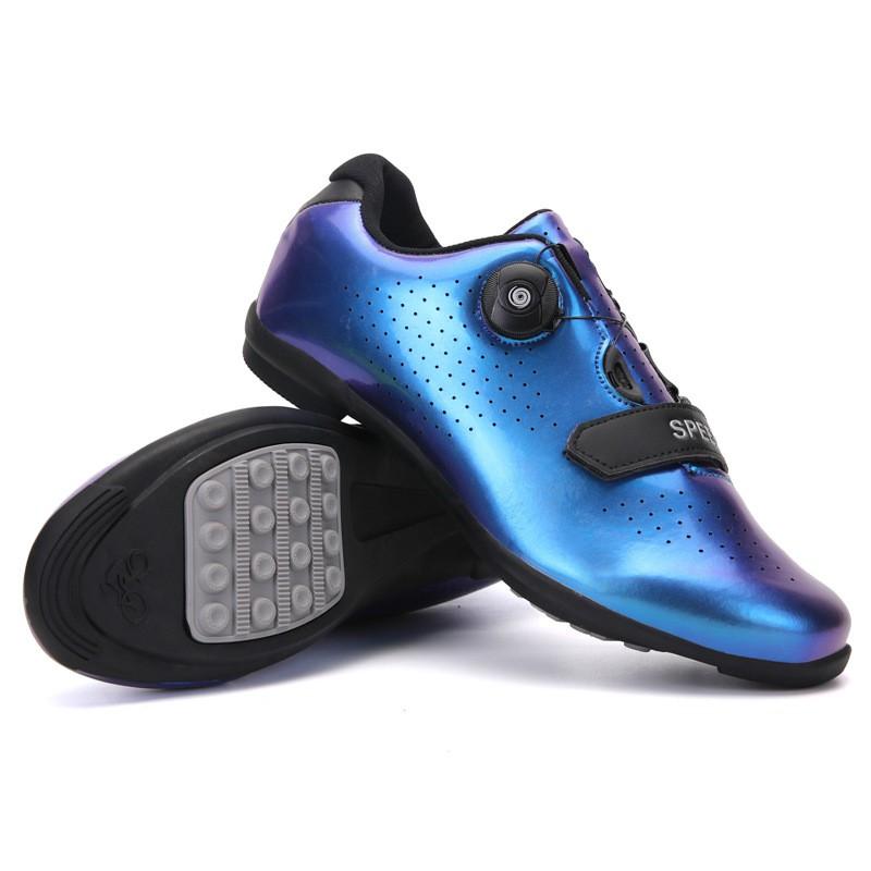Unisex Cycling Shoes Road Mountain Bike SPD Clipless Pedals Breathable Rigid Sole Indoor Trainer Wide Fit