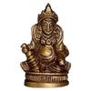 Lord Kuber Brass Statue for Home Temple | Product Dimensions - 2 X 3 X 5 Cm, Pack of 1 Pcs