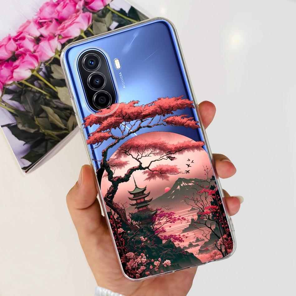 Чехол для Huawei Nova Y70 Plus NOVA Y70 Y 70Plus NovaY70 MGA-LX9 MGA-LX9N Модный узор Мягкий силикон ТПУ Чехлы для телефона