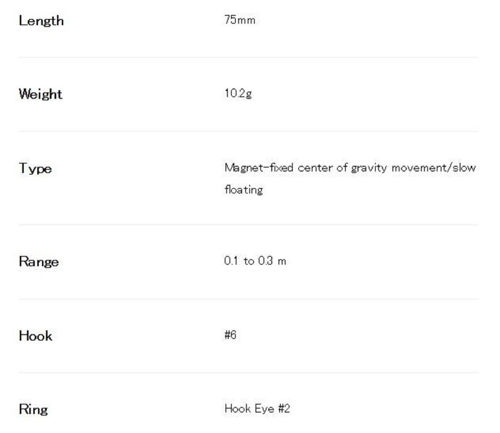 DUO Terrif DC 7 Bullet Floating Lure CPA0779 (4333)