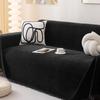 Шениловое черное диванное полотенце утолщенное универсальное для четырех сезонов высокое качество 2025 новая накидка на диван полный чехол ткань одеяло