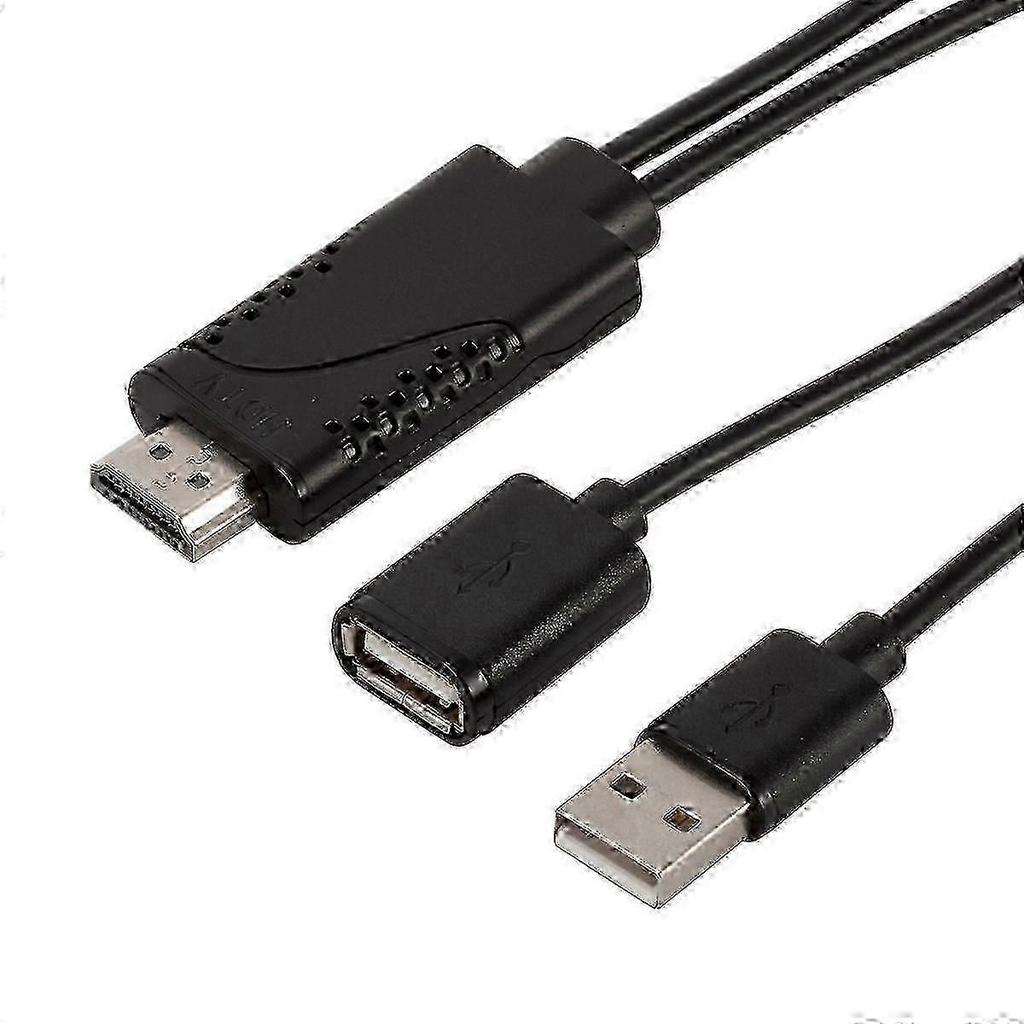 1080P USB-адаптер-кабель от Female к Male для HDTV-видео, для смартфонов и планшетов на Android/iOS, издание A-F 1129