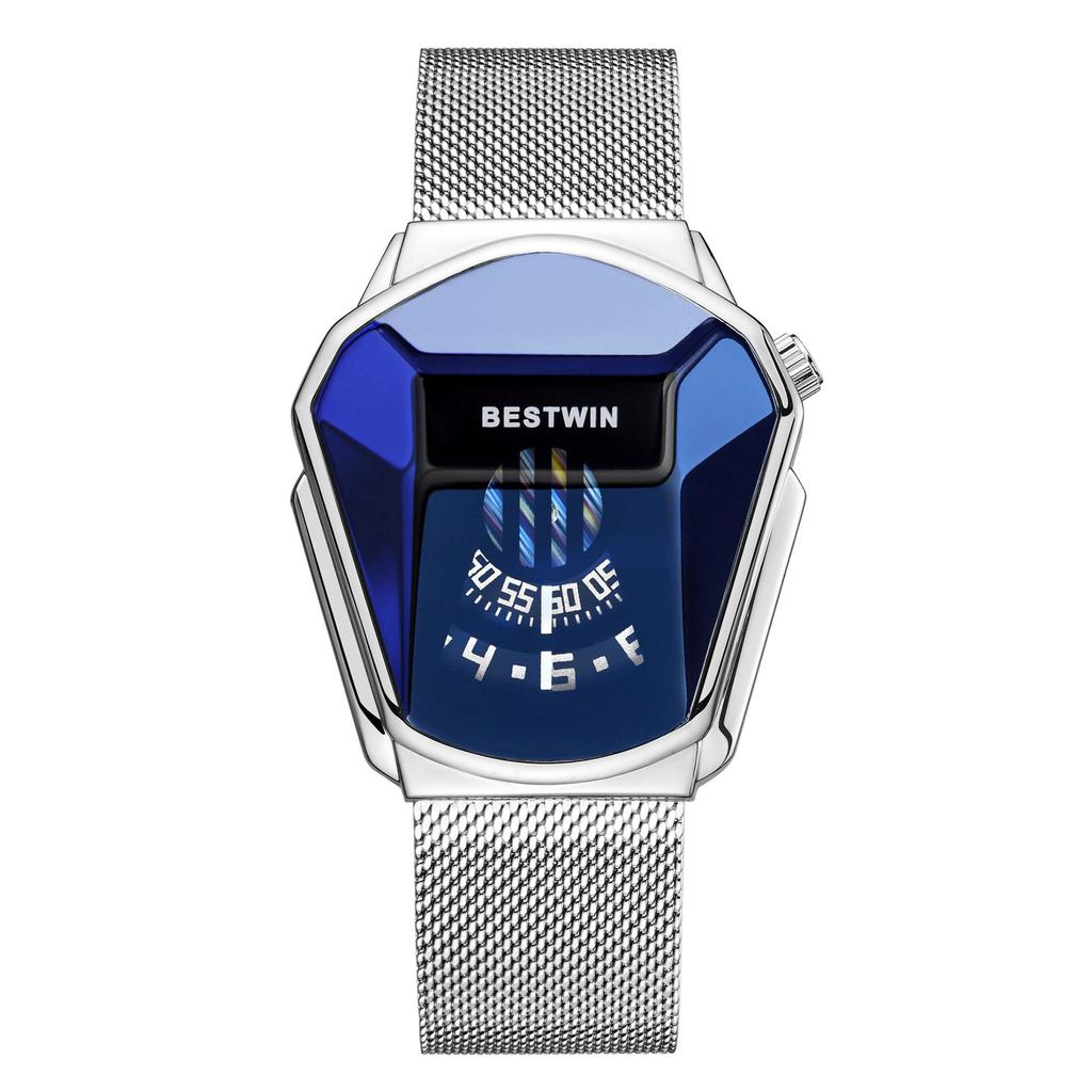 BESTWIN Мужские кварцевые часы из сплава с бриллиантами - Модные парные часы