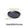 Melamine Black Imitation Porcelain Plate - Versatile Dish for Hot Pot, Barbecue, and Cold Dishes