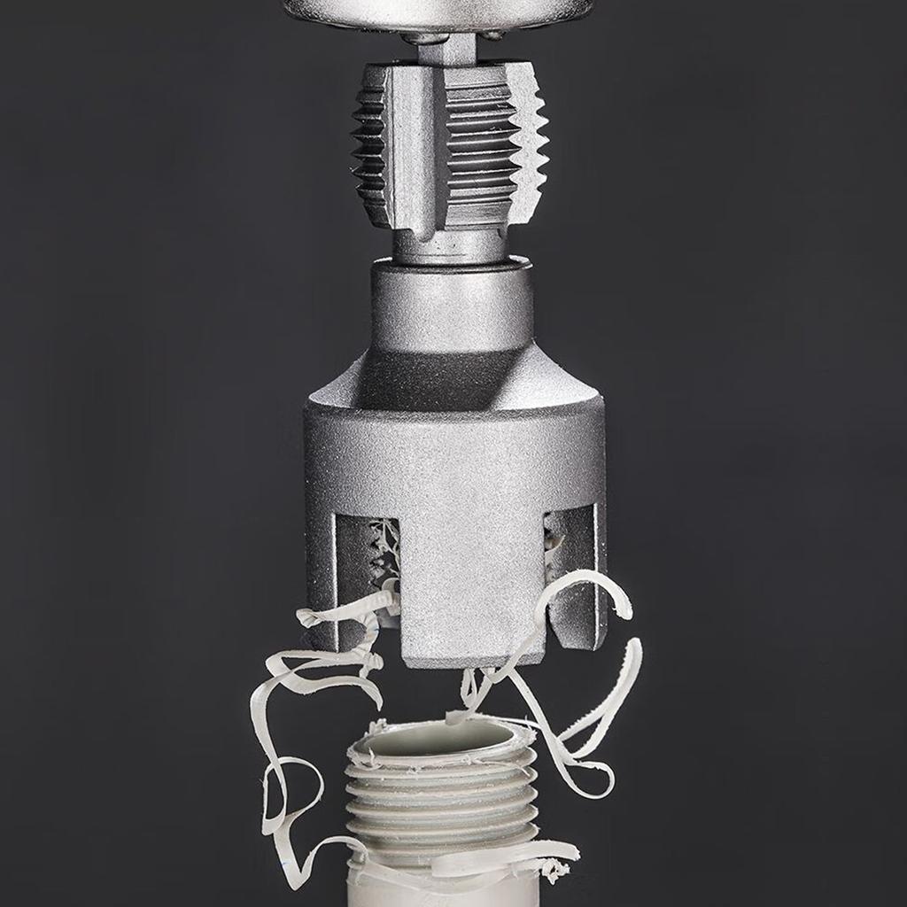 Multiple Size Reusable PVC Pipe Threading Maker Kit For Electric Drill Reusable Plumbing Tool Suitable For Home Repairs