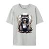 2026 New Funny Raccoon Eating Instant Noodle Cup Graphic Tshirt Men Women Humor Vintage Novelty Tshirts Mens Tee