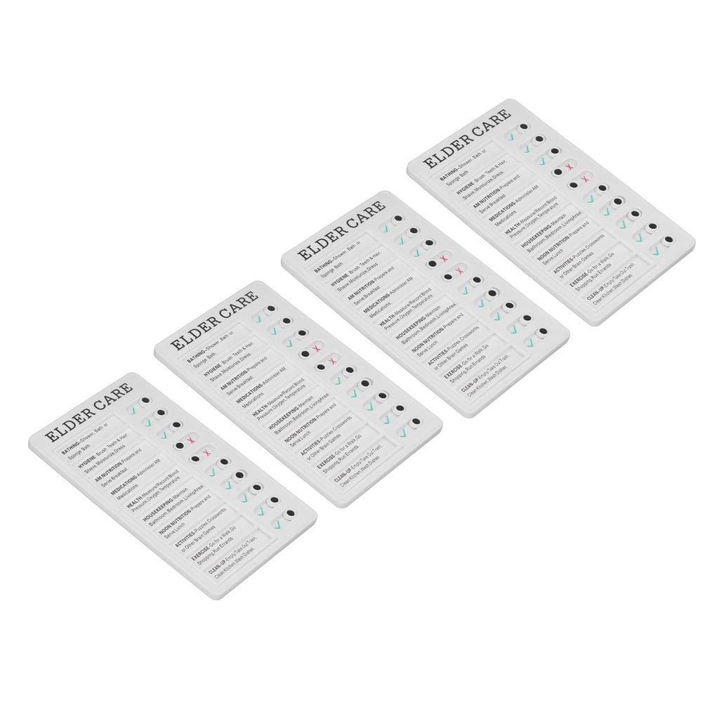 4 шт. Доска для списка дел Сделай сам Производство Перерабатываемая Портативная Доска для списка дел Съемная Таблица дел для DIY Сообщений Путешествий