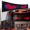 Светодиодная матричная пиксельная панель DIY Car RGB LIGHTS Граффити Прокрутка Текстовая доска Лобовое стекло Рекламный экран Bluetooth APP Control