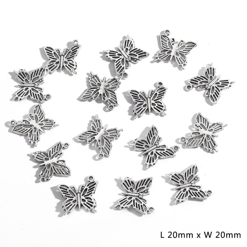 Серебряные подвески-шармы в виде животных для изготовления украшений своими руками - 10-30 штук