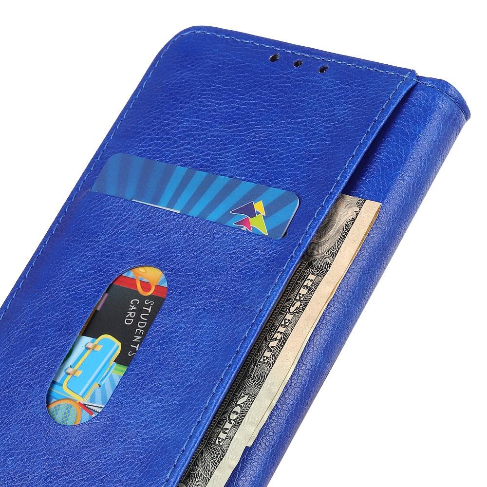 Wallet Case for Edge 70 Fusion+ 5G - Leather/PU, Blue
