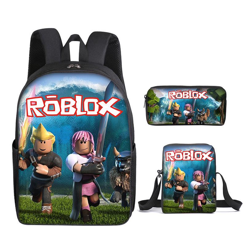 Школьный рюкзак для ученика, рюкзак в стиле модных трендов для учеников начальной и средней школы, трехкомпонентный набор