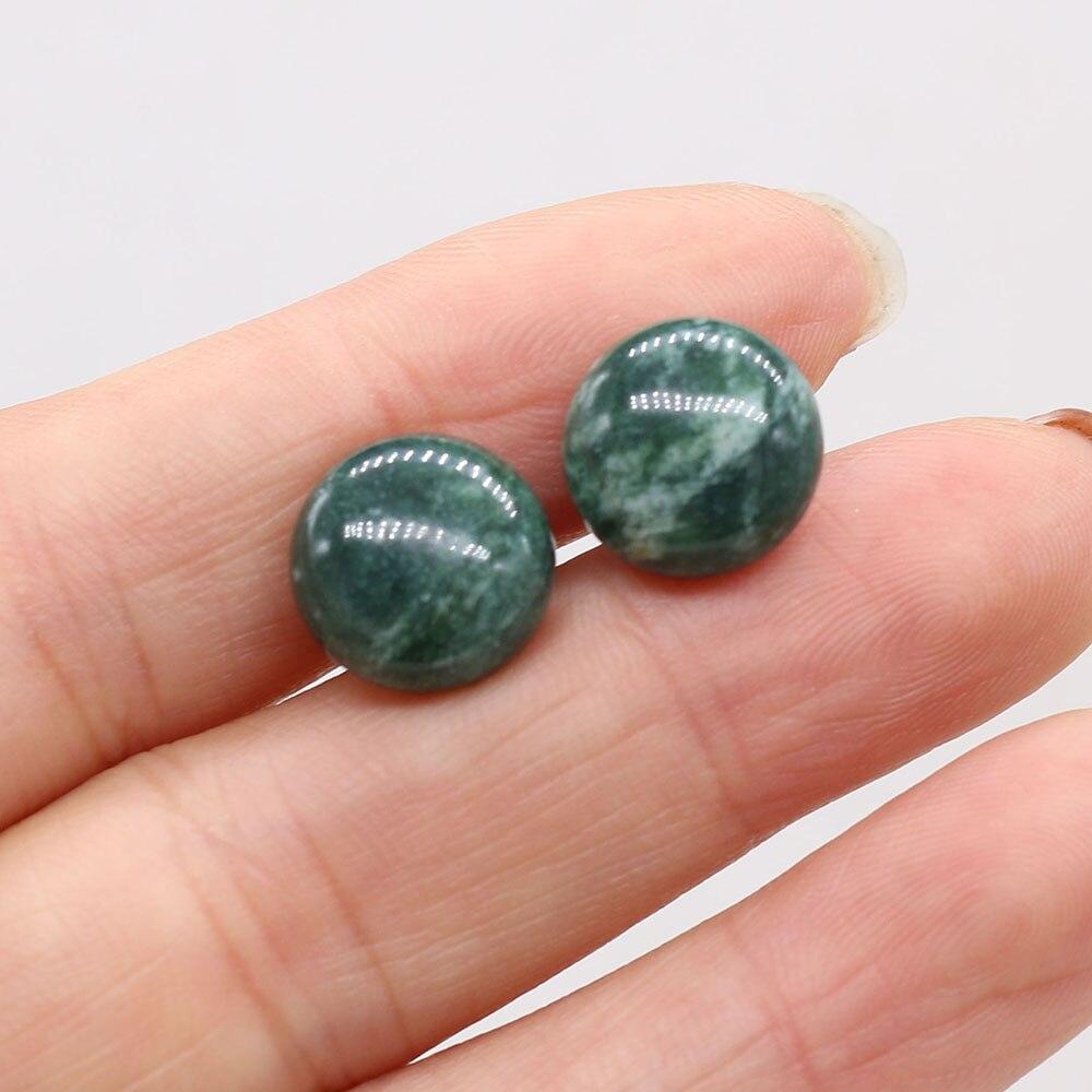 Серьги из натурального камня для женщин, серьги-гвоздики с хлебными бусинами, серьги-гвоздики на свадьбу, день рождения, любовь, романтический подарок