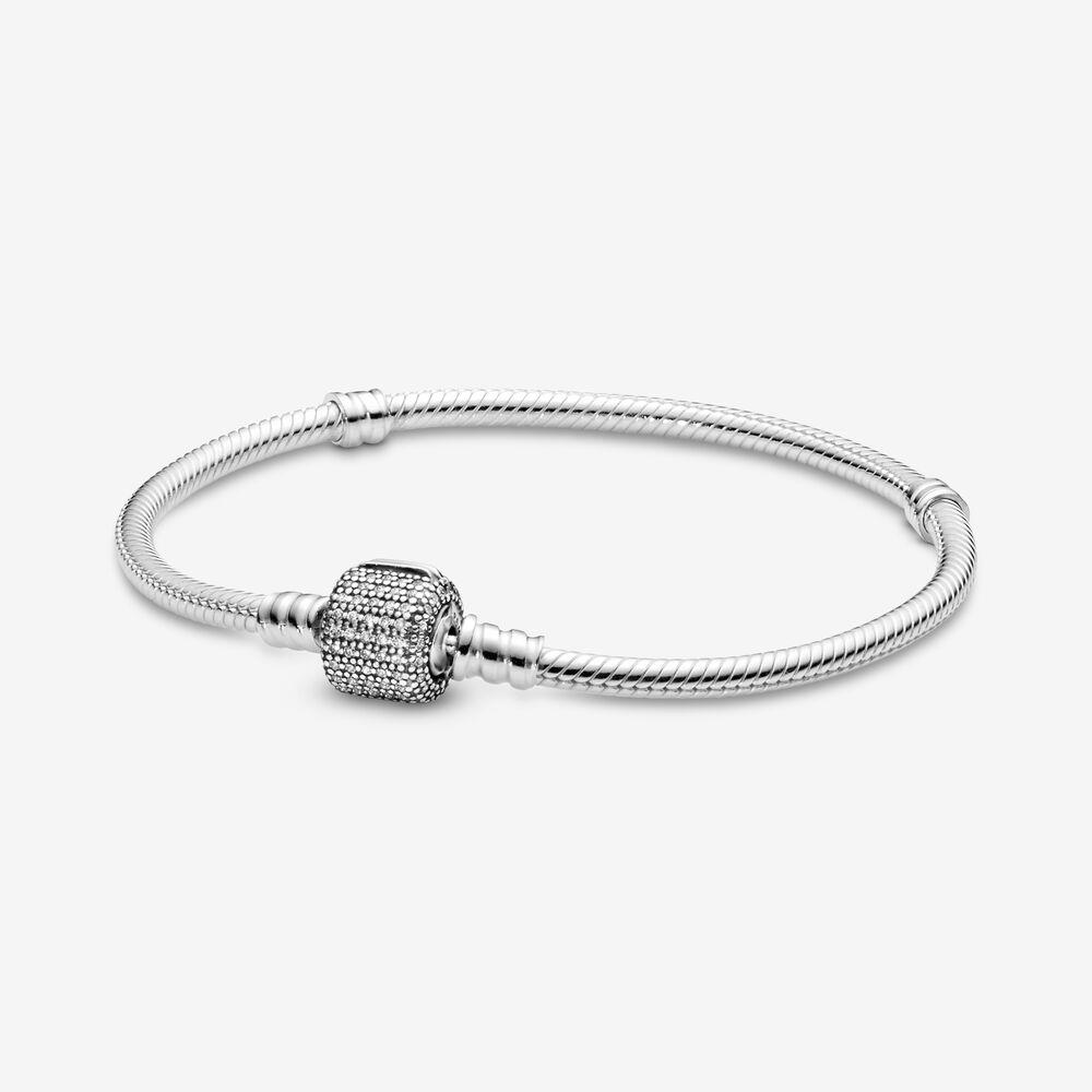 Pandora 590723-19 Браслет с фирменной застежкой из стерлингового серебра