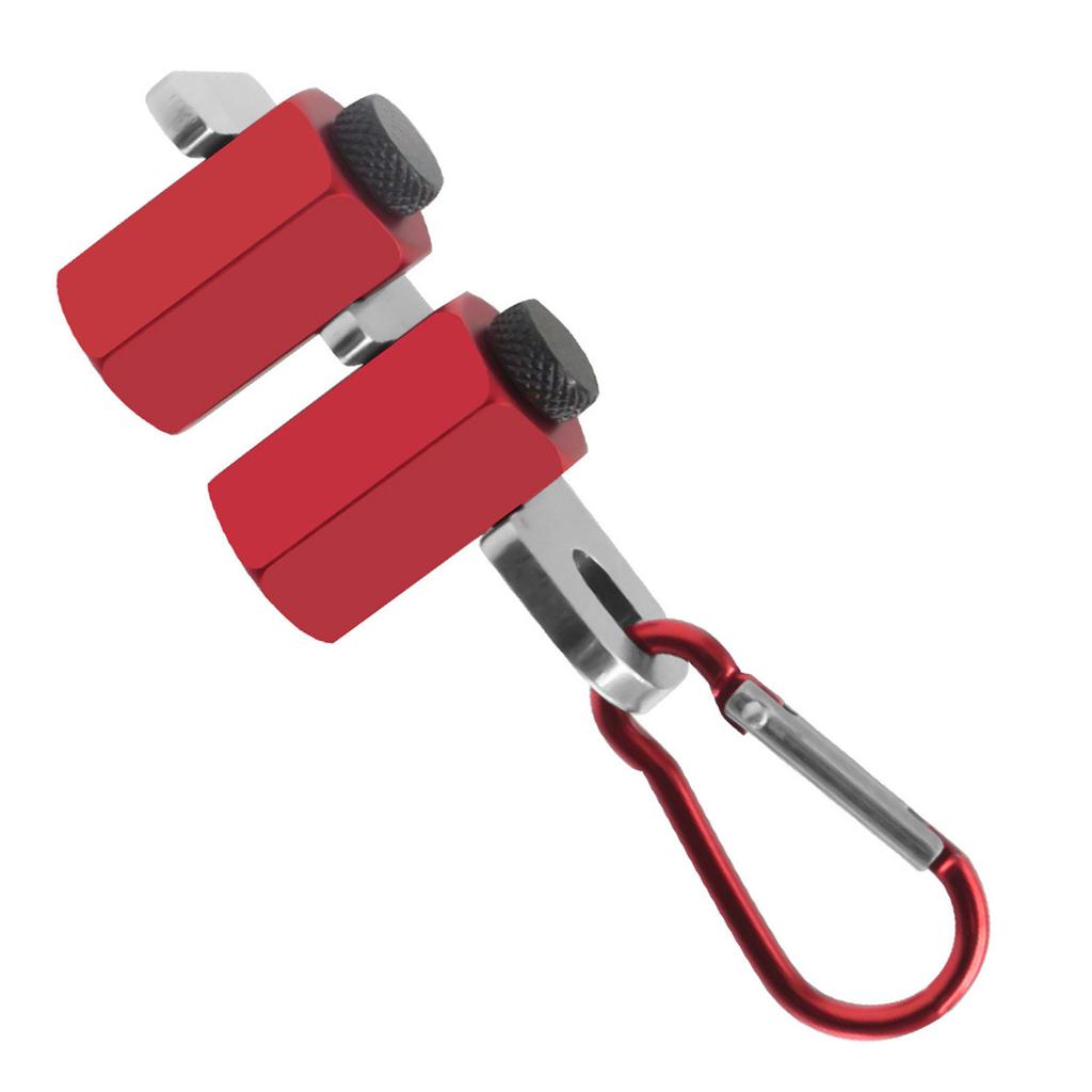 Stair Gauge Aluminum Alloy Hex Flat Framing Jig with Thumb Screw for Stair Layout Woodworking