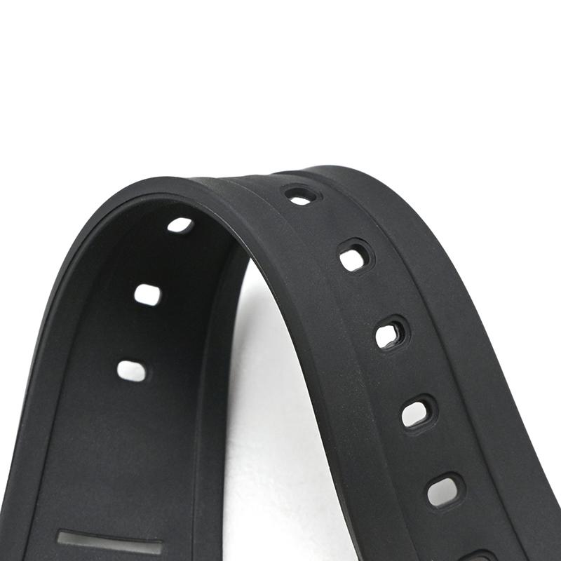 Черный браслет из смолы для часов Casio W-740