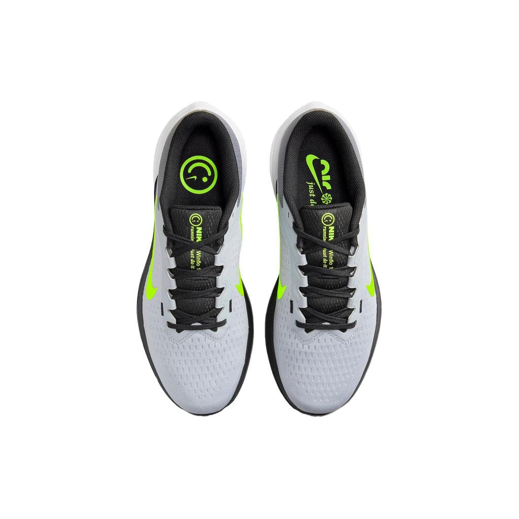 Nike Air Winflo 10 Wolf Grey Volt Мужские кроссовки Дымчато-серый Черный DV4022-007